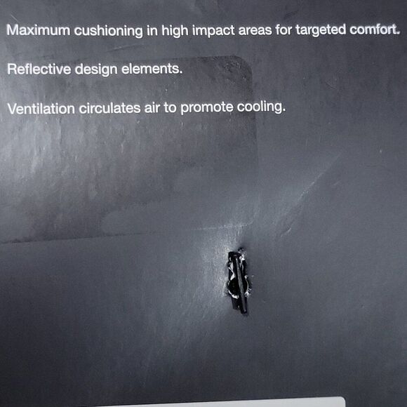 Nike Spark Cushioned Running Crew Socks Women 9.5-11 Men 8-9.5 Reflective 2 Pair - Picture 6 of 10